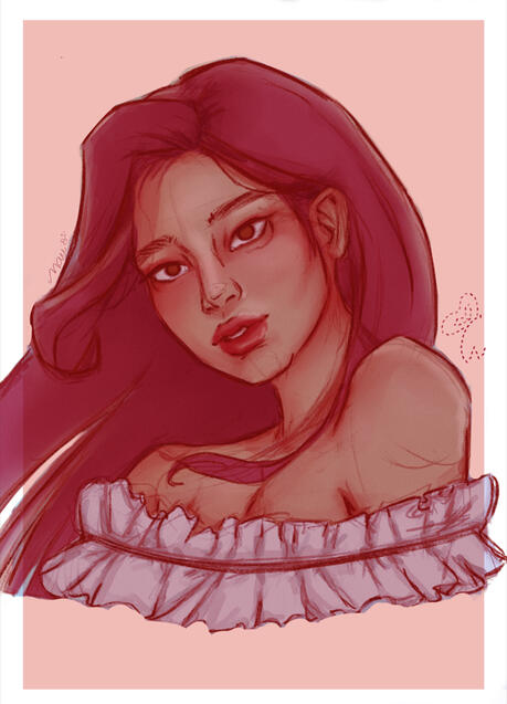 Simple color sketch $25